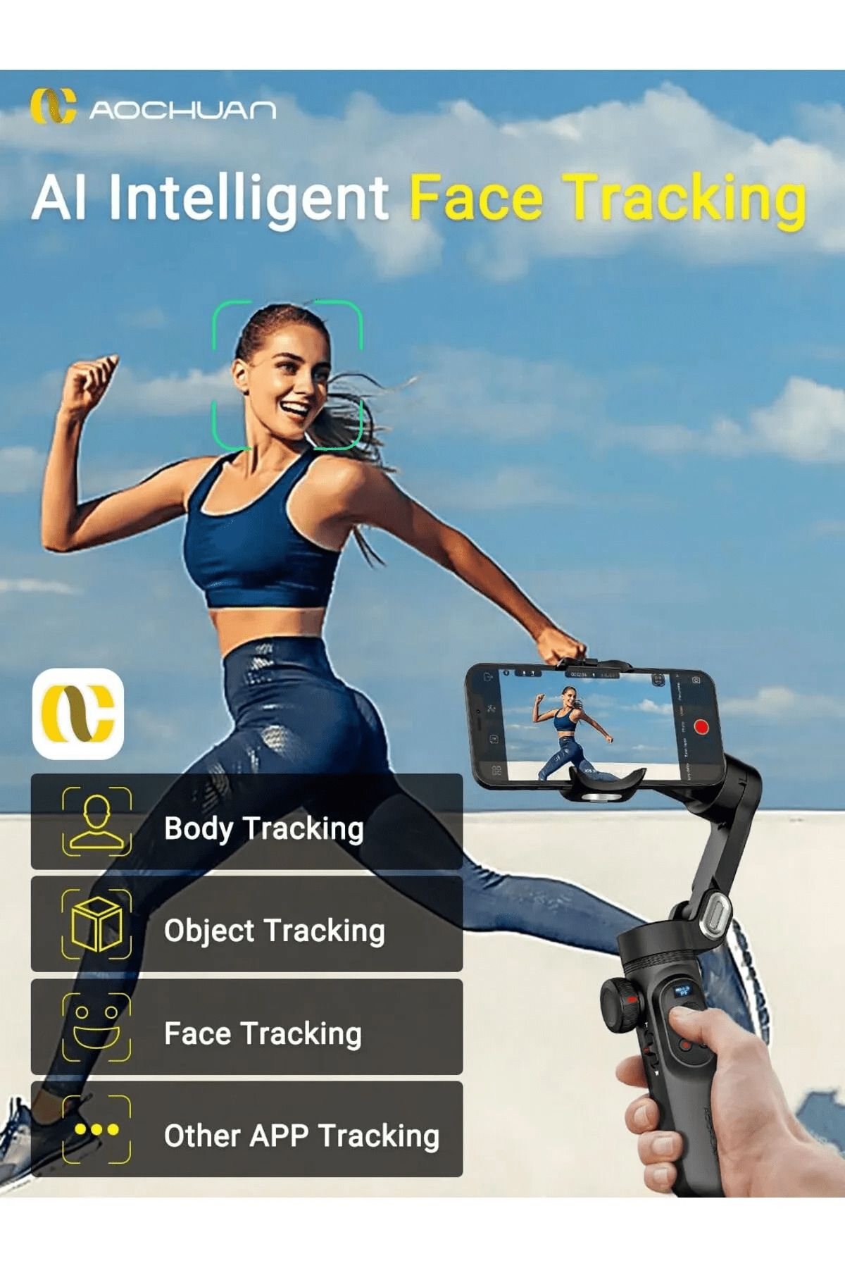 çözüm plastik Smart X Aochuan Gimbal