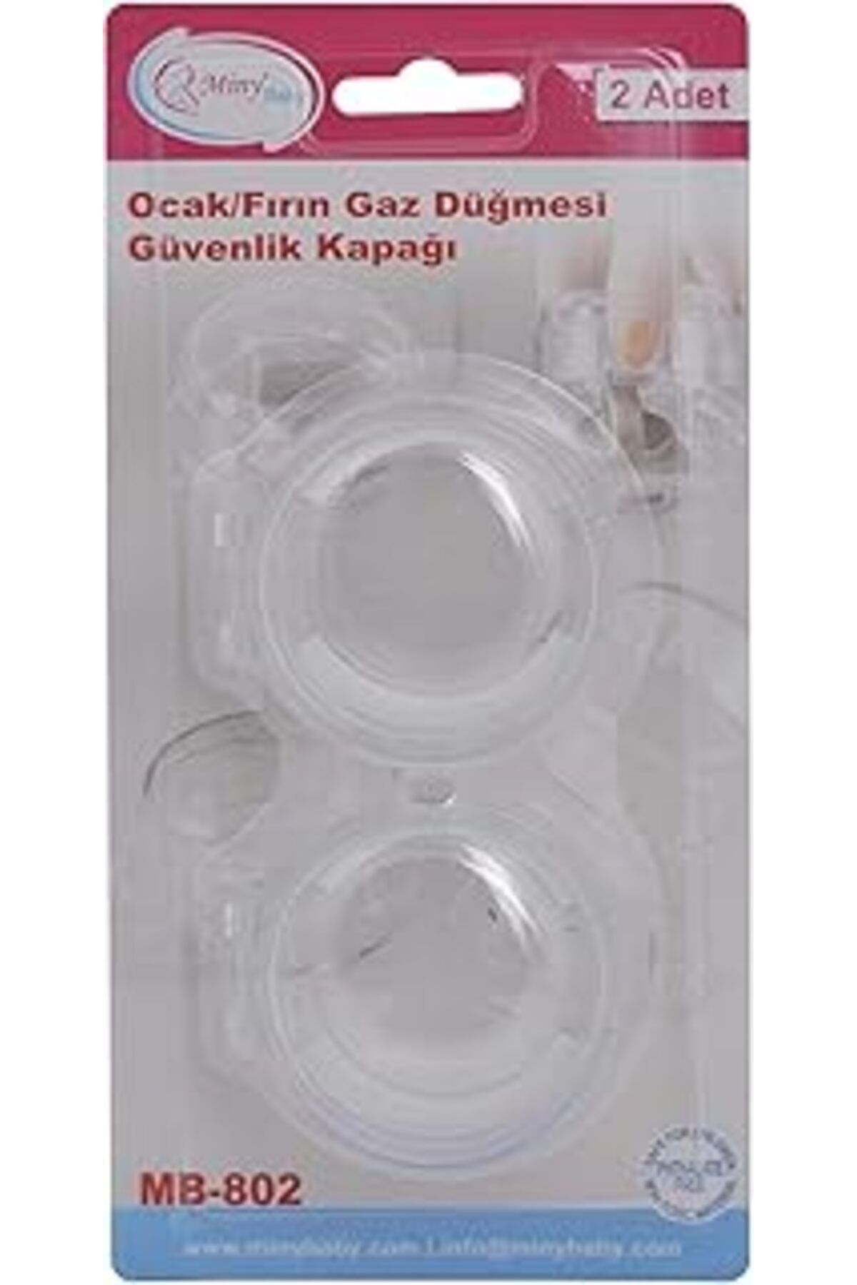 TBSProjects Miny Baby Ocak/Fırın Gaz Düğmesi Güvenlik Kapağı (2 Adet)