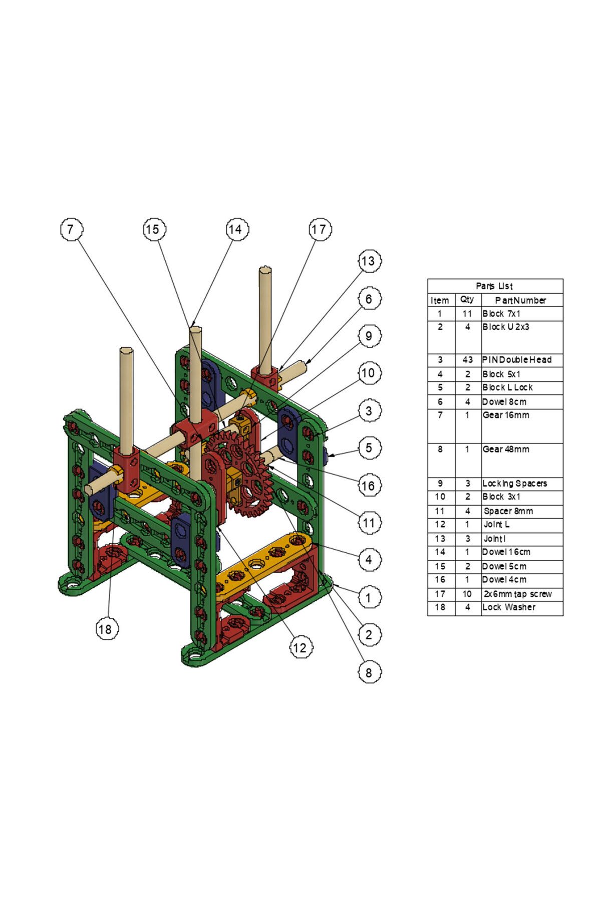 Vision Craft Modüler oyuncaklar. Otomata
