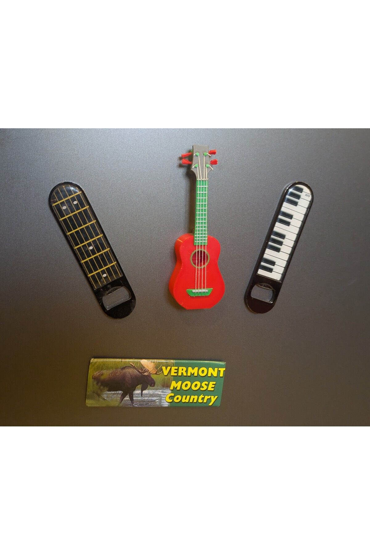Vision Craft Ukulele buzdolabı mıknatısı (3 Adet)