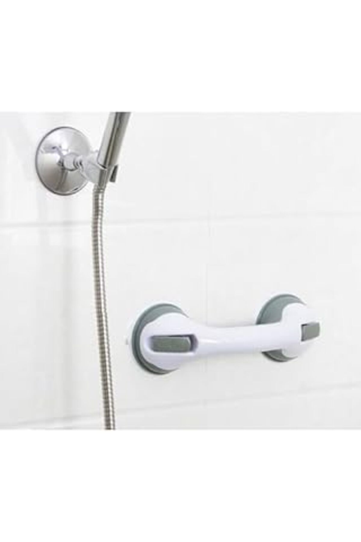 TBSProjects Vantuzlu Banyo Tutacağı, Güvenlik Aparatı, Düşme Ve Kayma Önleyici, Kilit Mekanizmalı