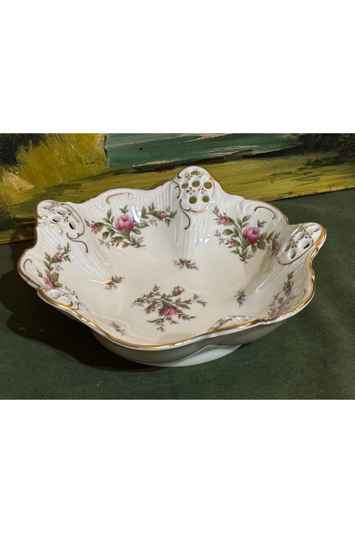 tayfuntufan antika koleksiyon Rosenthal moliere sunumluk 19,5 cm çapında