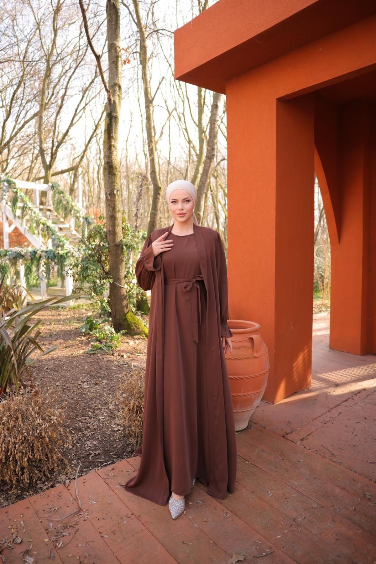 Nissra Ankanoor İkili Abaya Takım Anka25zv29