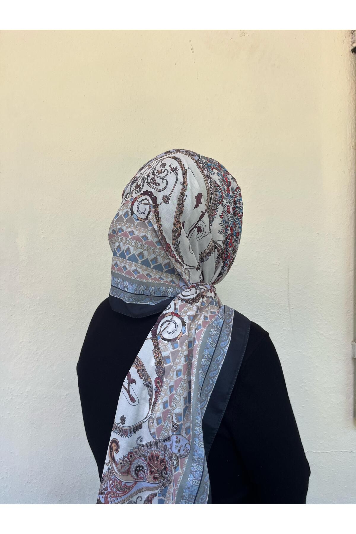 BOUTİCON Siyah Etkin Desen Soft Pamuklu Şal