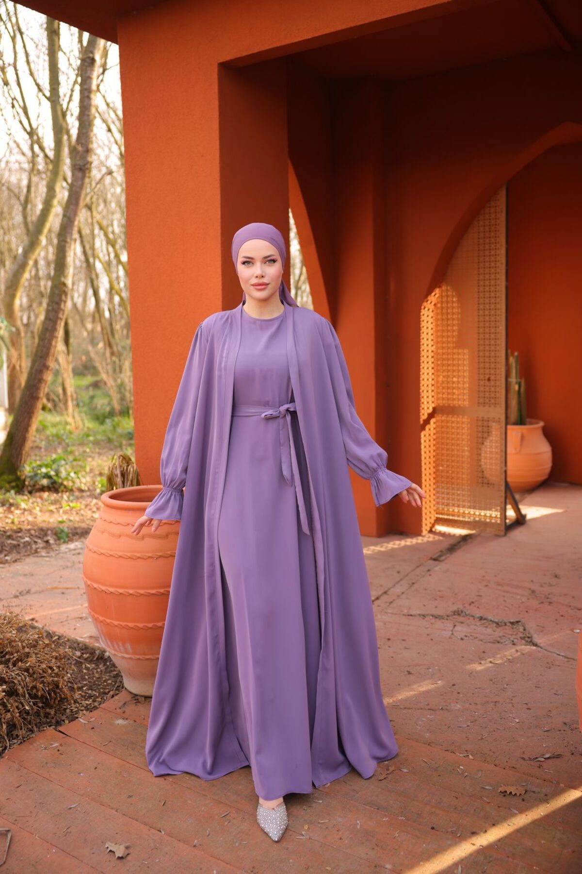 Nissra Ankanoor İkili Abaya Takım Anka25zv29