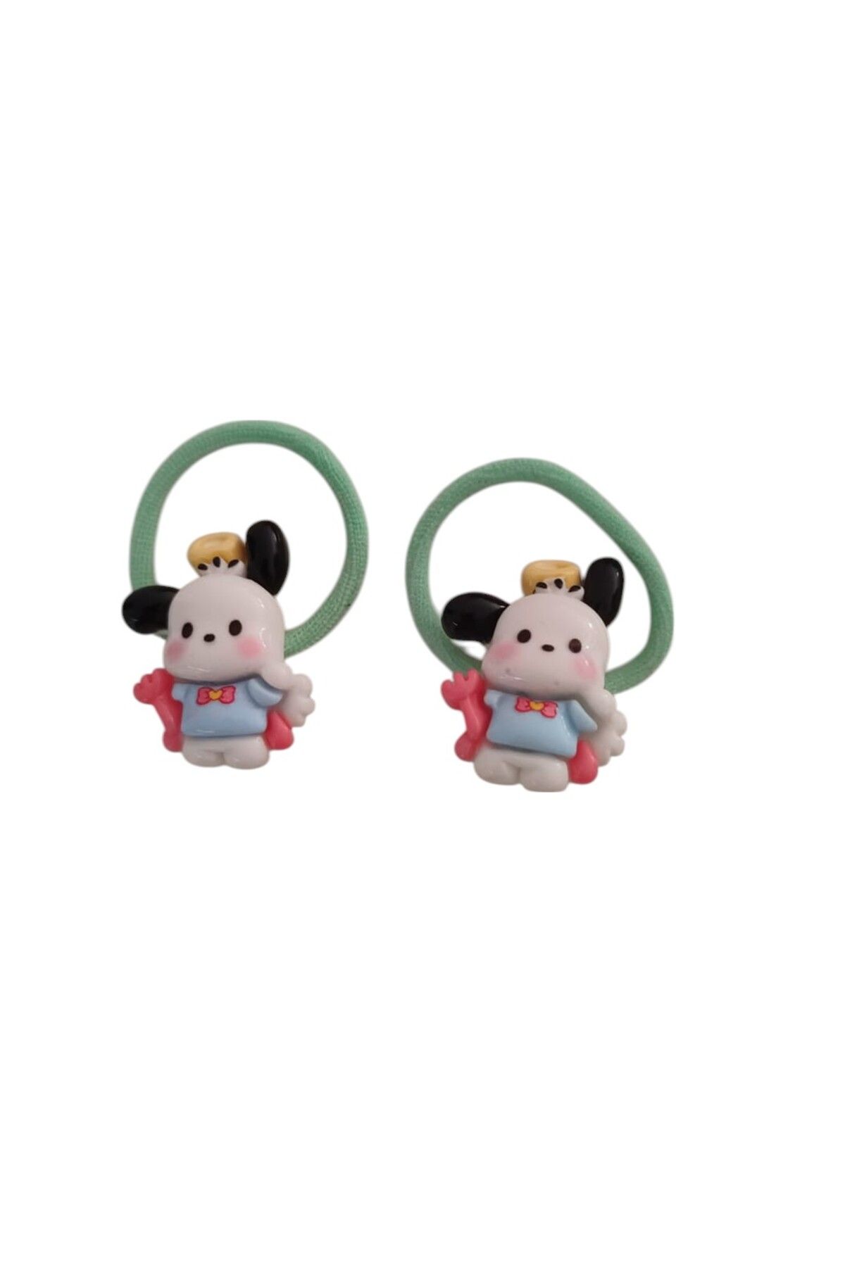 FAMEMUS ACCESSORY Sevimli Pochacco Figürlü Çocuk Saç Tokası – 2'li Set