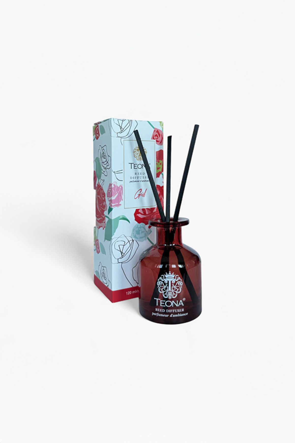 TEONA Gül Bambu Çubuklu Oda Kokusu 120 ml