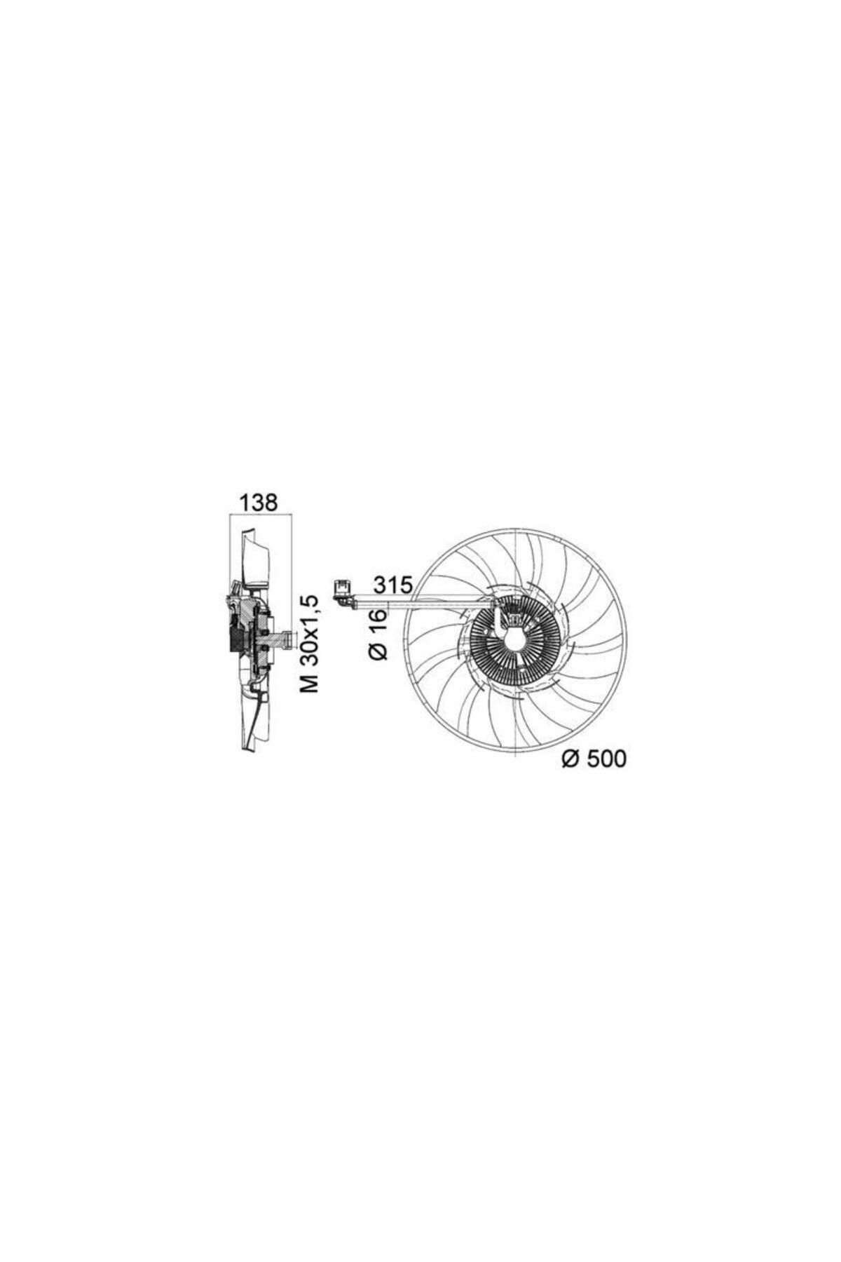 surkent FAN MOTORU + TEKLİ FAN LAND DİSC4 RR SPORT1 09-19