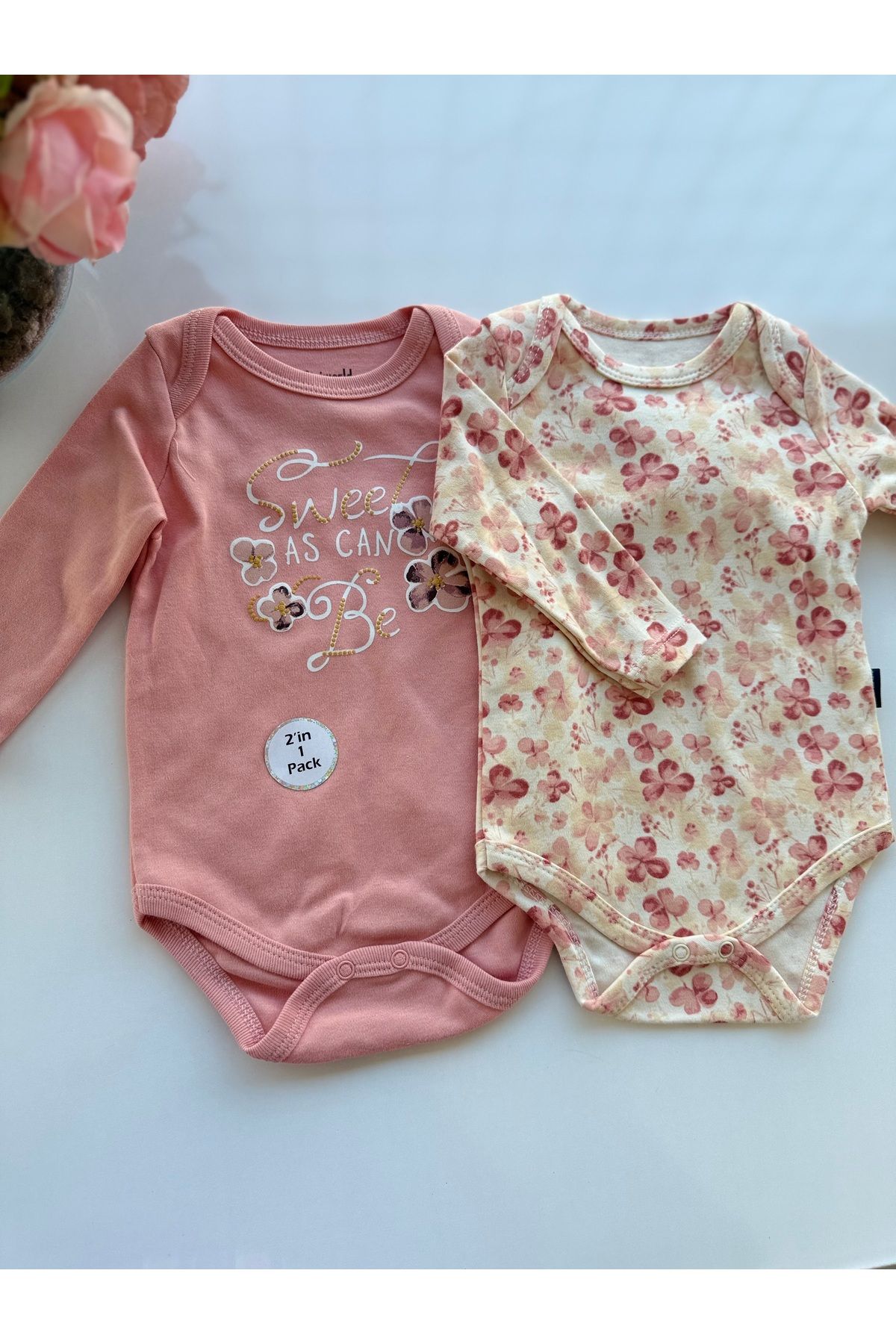 Butik Çiçekli Çitçitli Body
