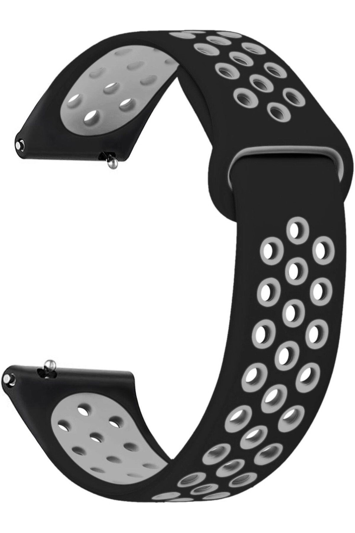 Dmay Haylou LS02 / Rs4 / Rs4 Plus Uyumlu Delikli Spor Kordon 20MM