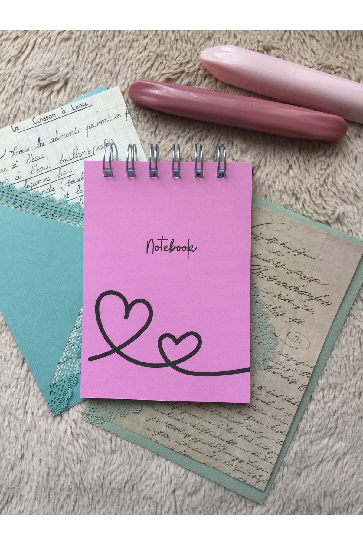 LaCerdaDesign Kalpli Not Defteri, Memopad, Notepad