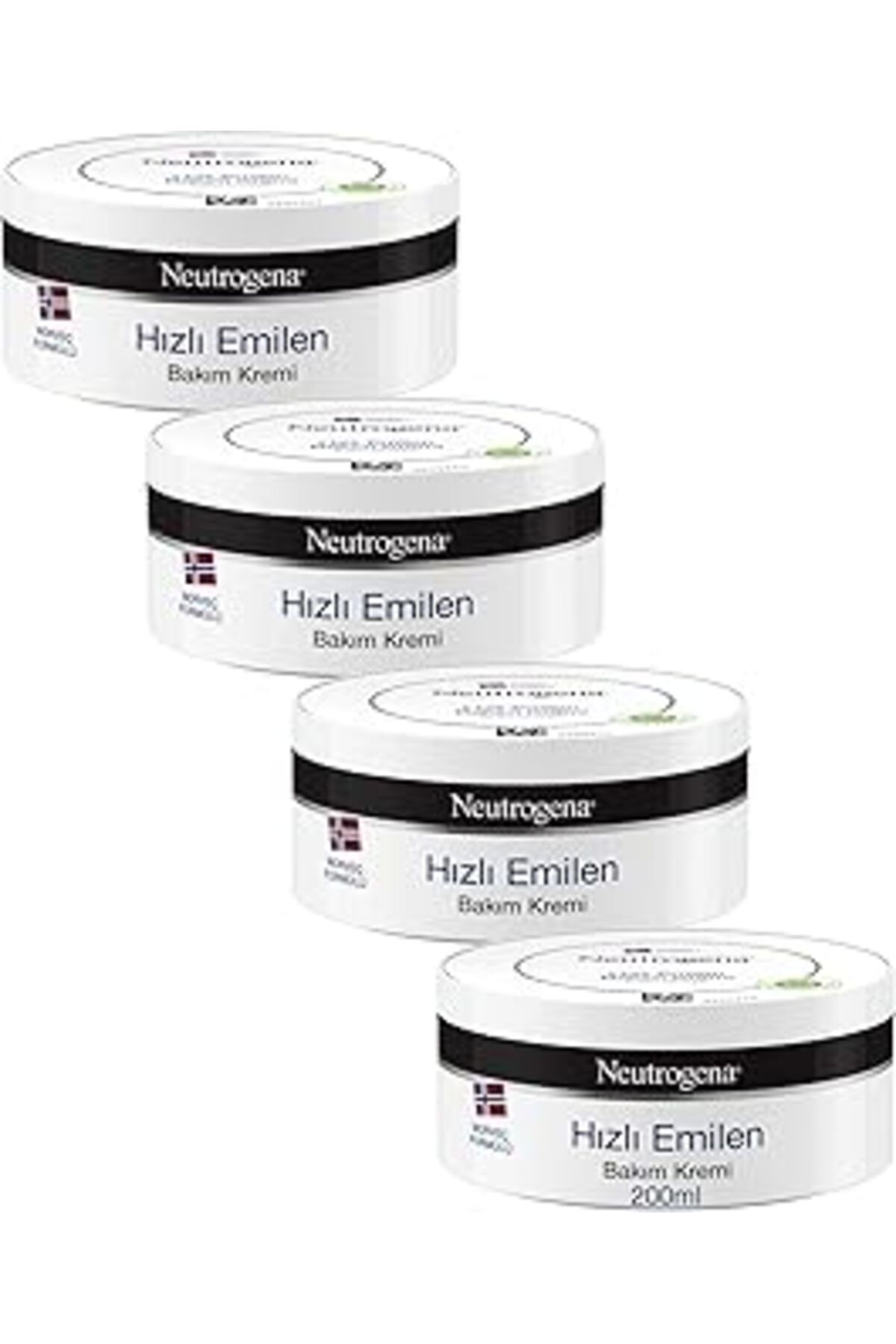 Pazarcan Neutrogena Norveç Formülü Hızlı Emilen Bakım Kremi (4 X 200 Ml)