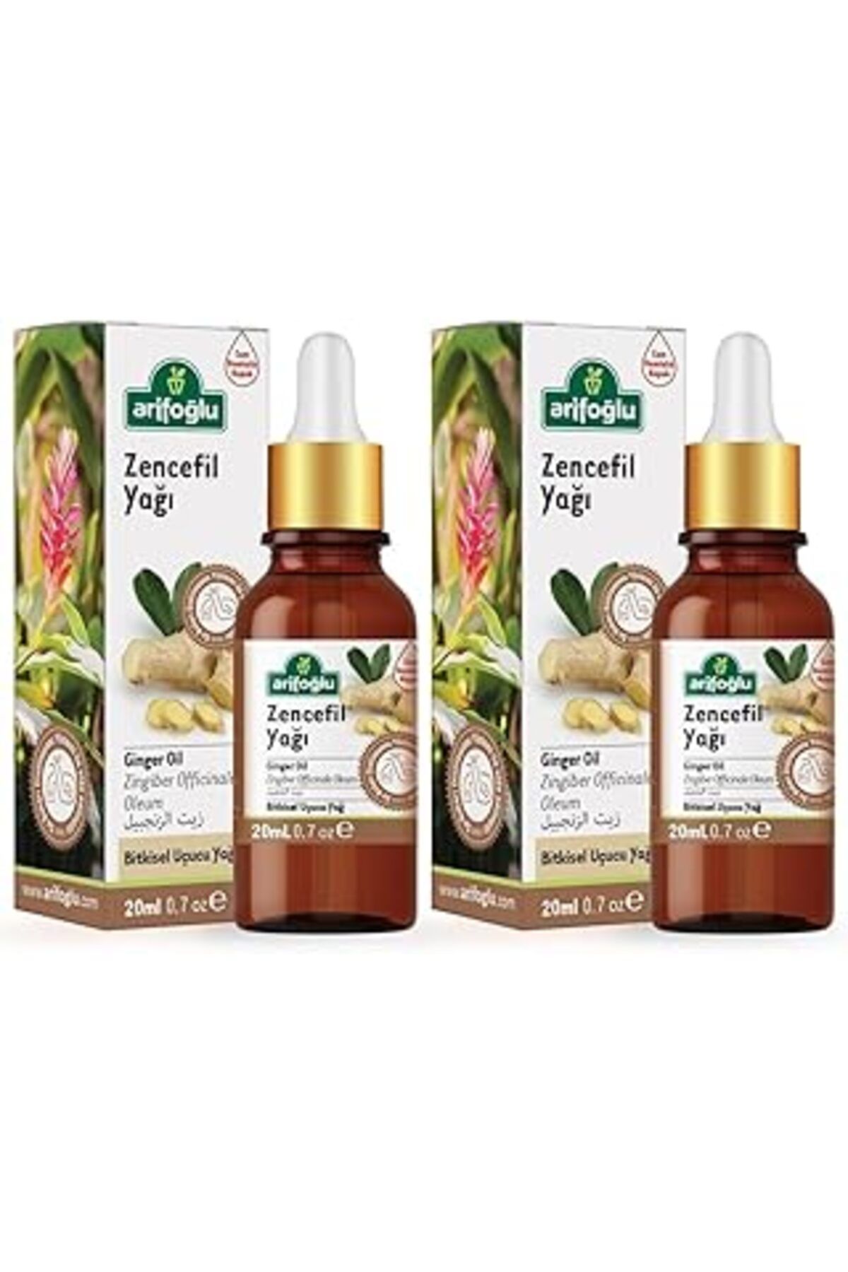 Pazarcan Zencefil Yağı 20Ml 2 Li Set