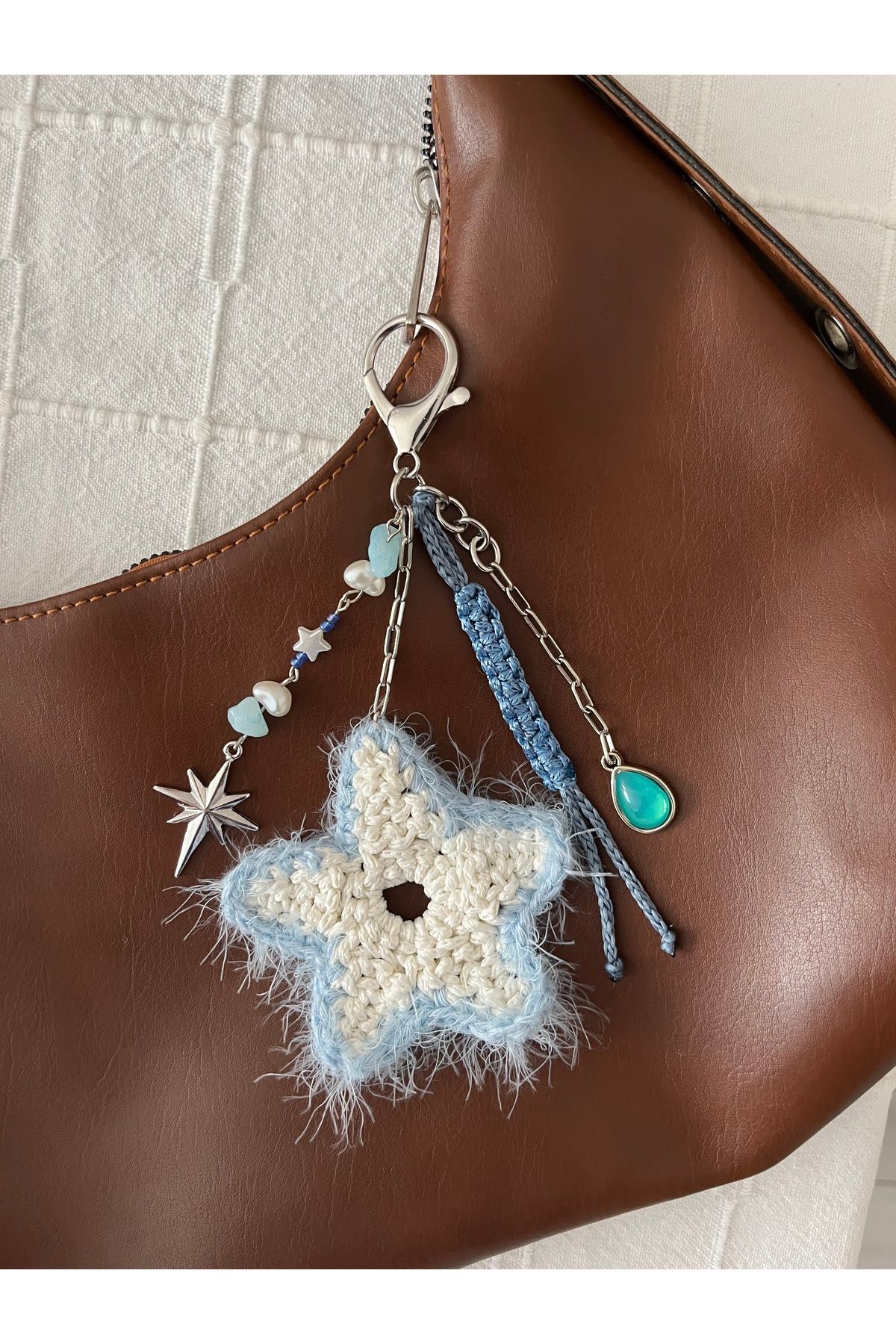 Poshy Atelier Manifest Zeynep Çanta Charmı Anahtarlık Aksesuarı Araba Süsü