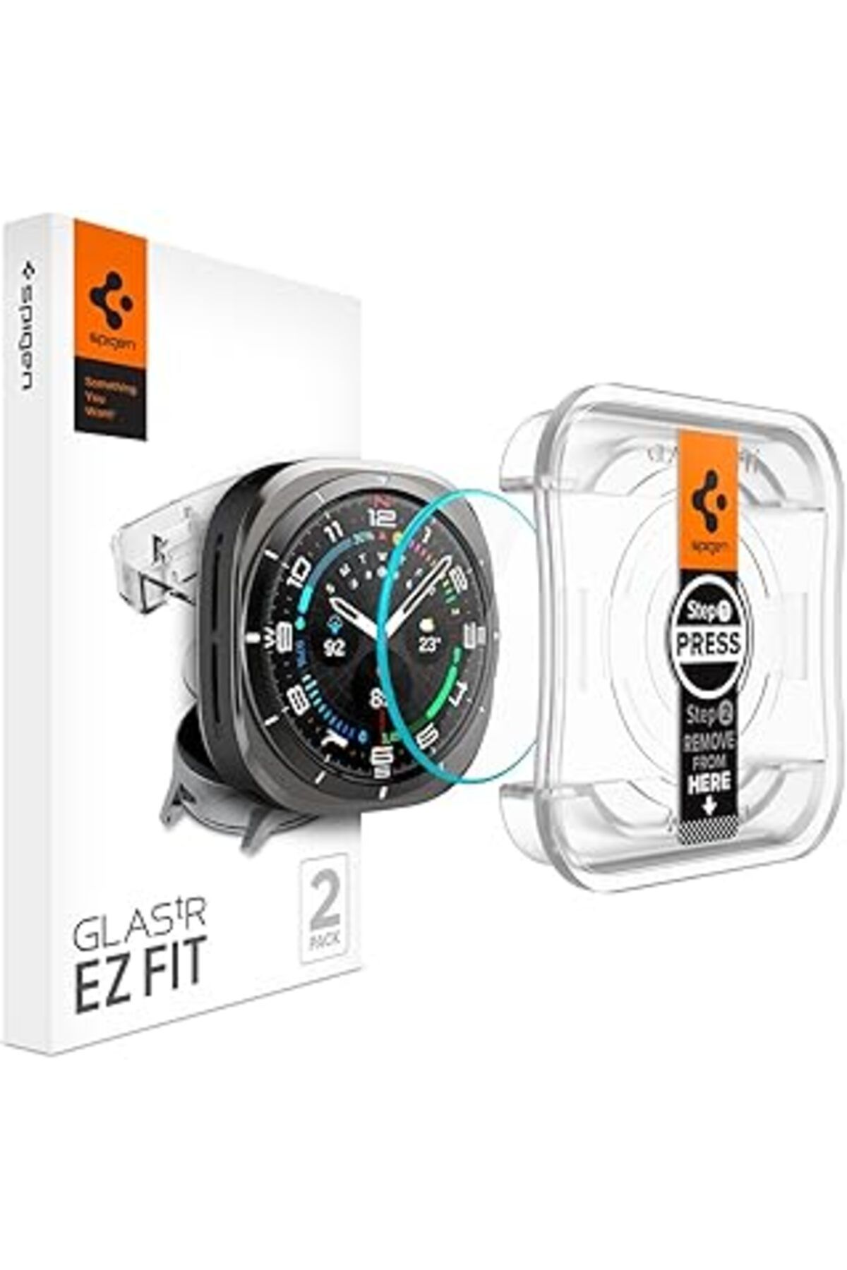 Pazarcan Galaxy Watch Ultra (47Mm) Cam Ekran Koruyucu Kolay Kurulum Glas.Tr Ez Fit (2 Adet) - Agl08349