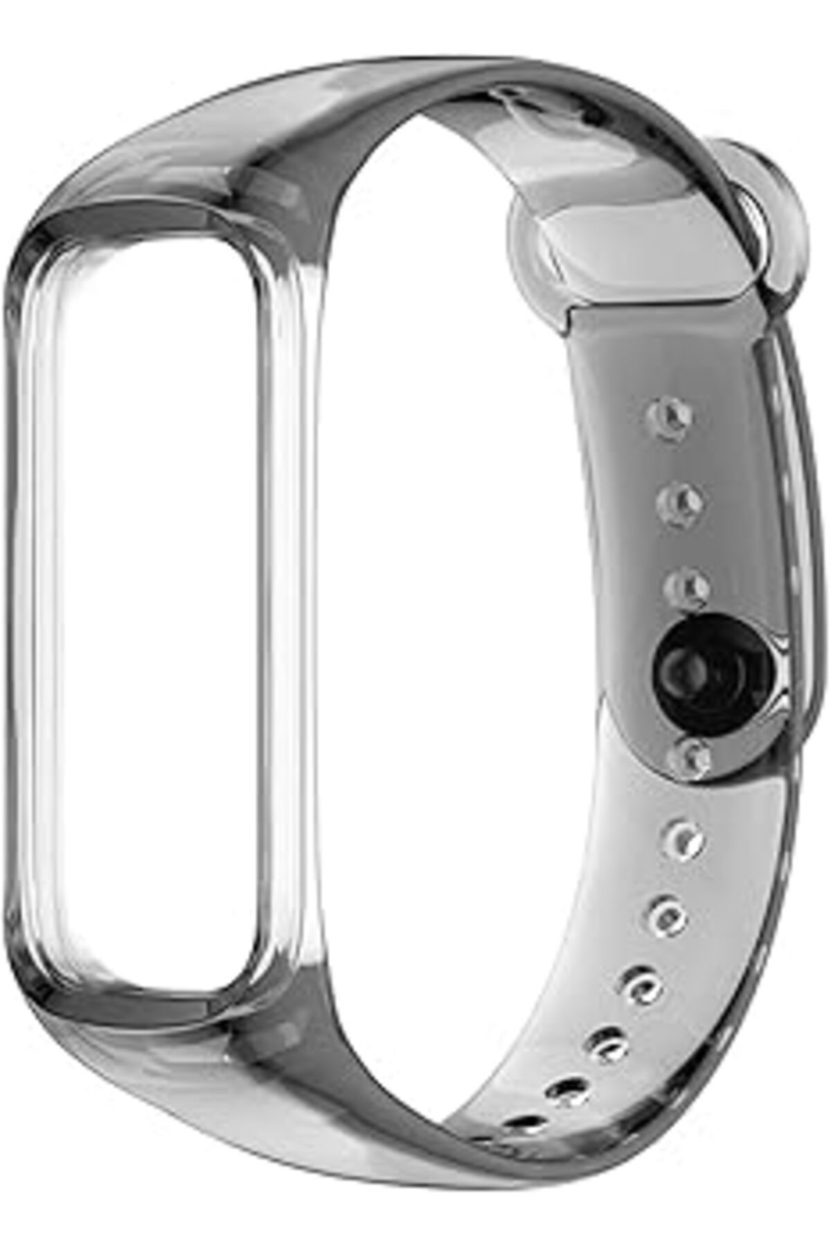 Pazarcan Galaxy Fit 2 Sm-R220 İle Uyumlu Ayarlanabilir, Kademeli, Silikon, Şık Tasarım Kordon Correa Delikli