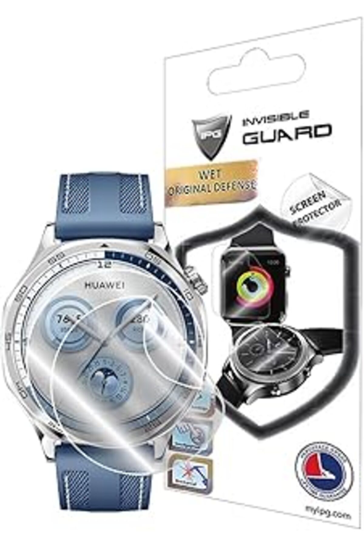Qedii Ipg Huawei Watch Gt 5 (46 Mm) Ile Uyumlu Hydrogel Ekran Koruyucu (2 Adet)