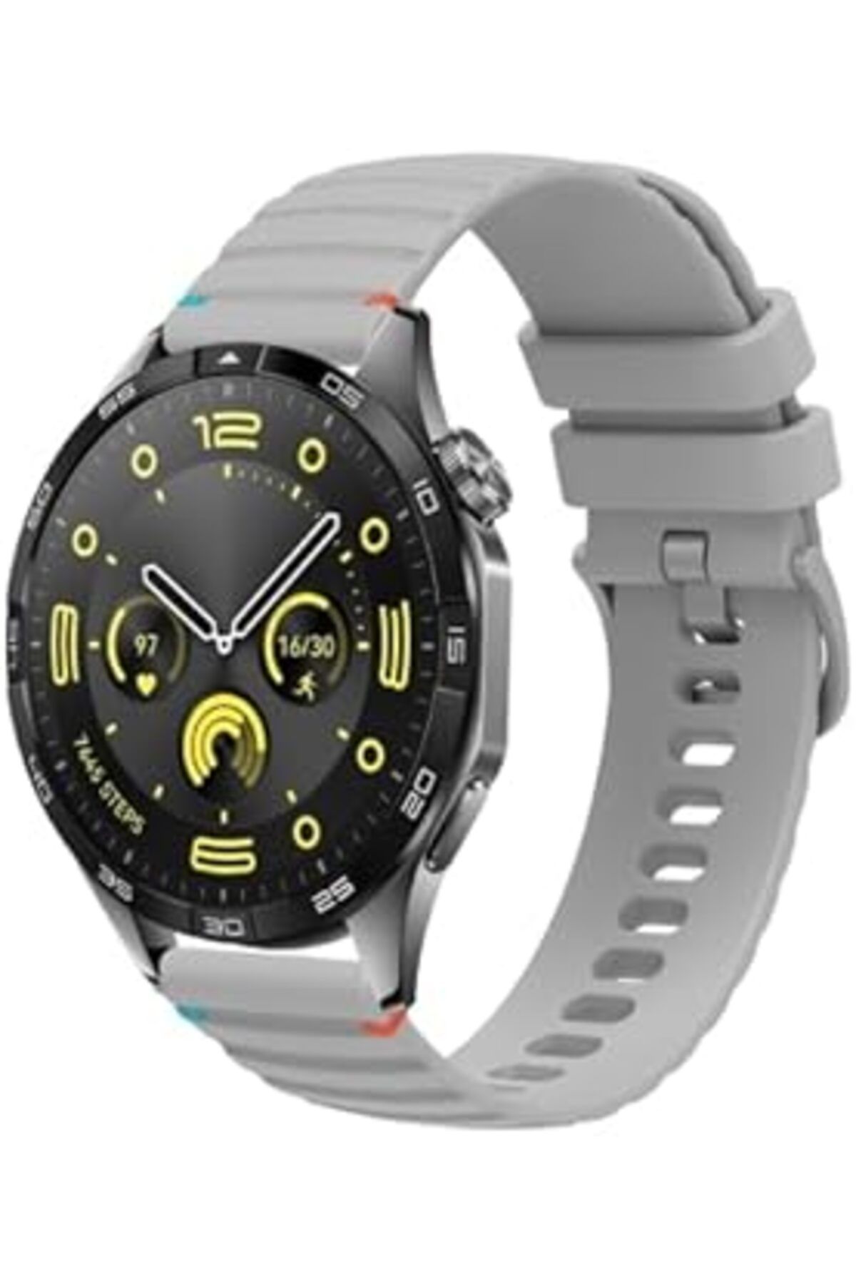Mu Art Ahşap Rongep Huawei Ile Uyumlu Dalgalı Görünüm Motion Loop 22Mm Kordon Gt5/Gt5 Pro/Gt4/Gt3/Gt3 Pro/Gt2/Gt