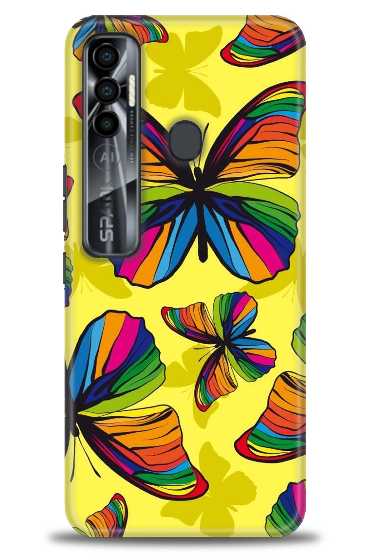 TECNO Spark 7 Pro İle Uyumlu HD Baskılı Kılıf - Karışık Seri - 817