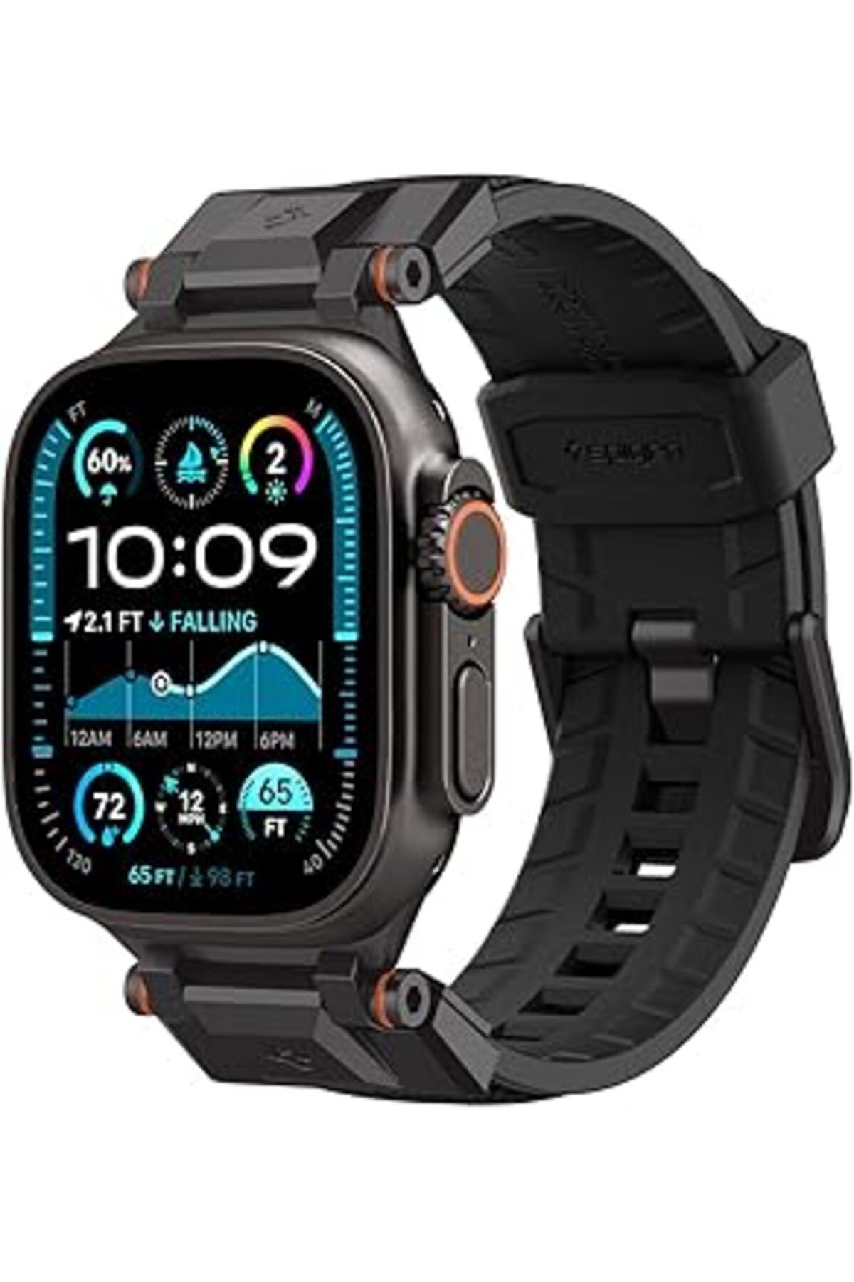 Pazarcan Watch 49Mm Ultra 2/1-46Mm Seri 10-45Mm Seri 9/8/7-44Mm Seri Se/6/5/4 Kordon Kayış Band Durapro Armo
