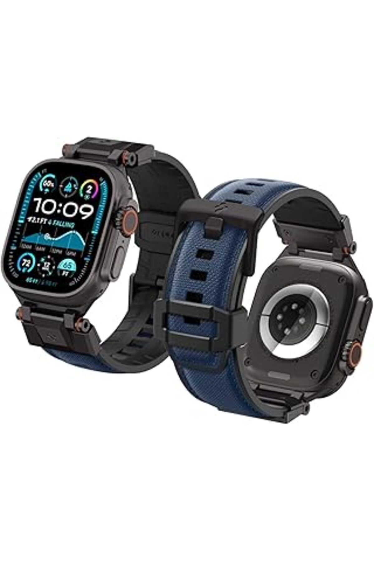 Pazarcan Watch 49Mm Ultra 2/1-46Mm Seri 10-45Mm Seri 9/8/7-44Mm Seri Se/6/5/4 Kordon Kayış Band Durapro Armo