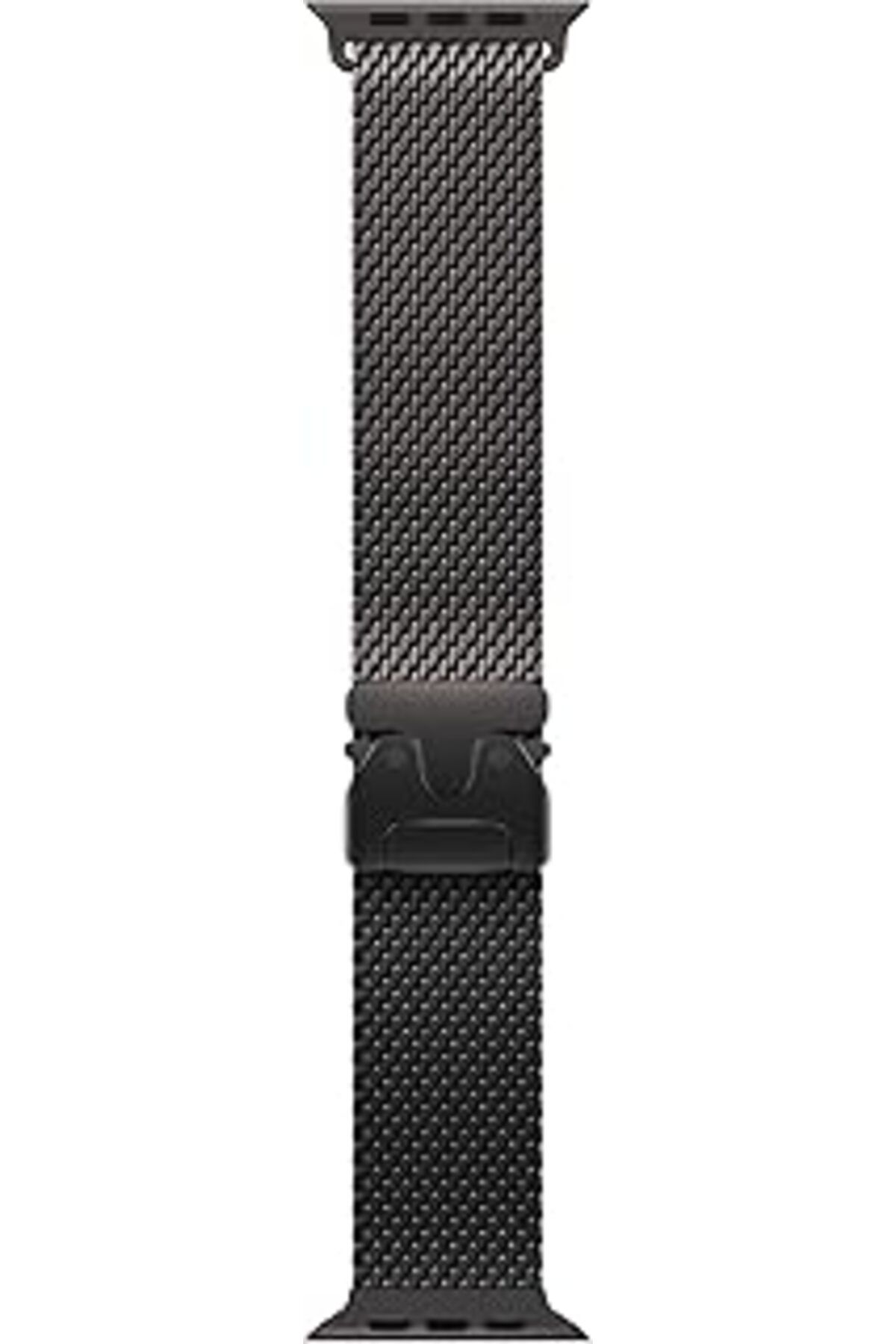 Qedii Apple Watch Band - Milano Loop - 49 Mm - Siyah - Orta Boy