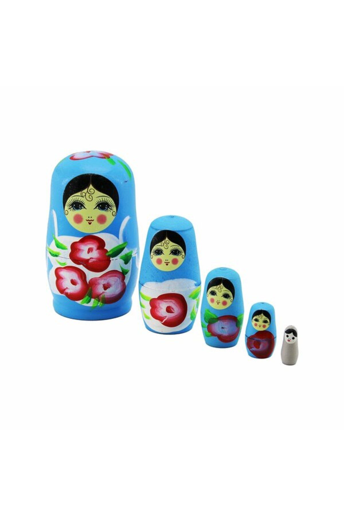 civilsepetim MATRUŞKA 5Lİ AHŞAP (5188)