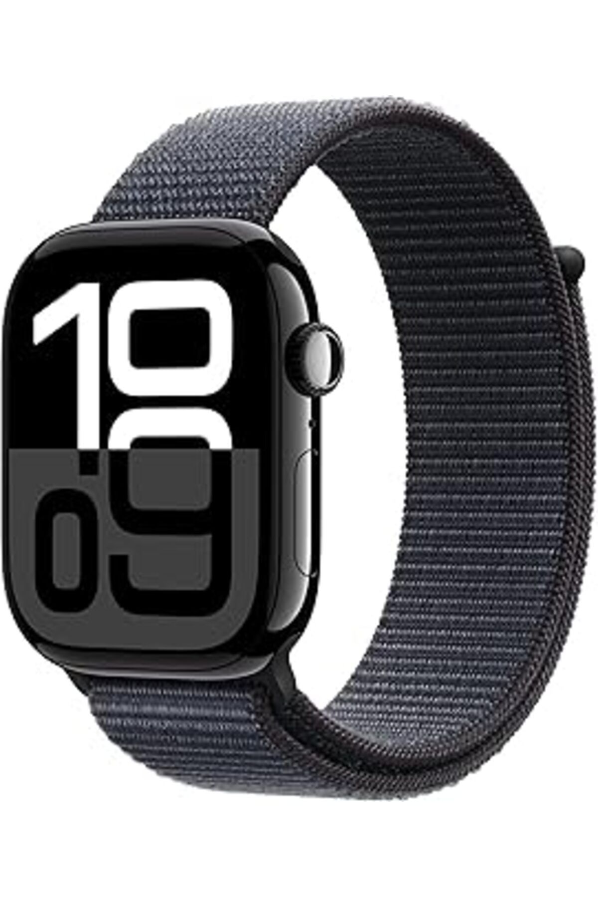 NETWORK ART Apple Watch Series 10 Gps + Cellular 42 Mm Simsiyah Kasa Akıllı Saat Ve Mürekkep Moru Spor Loop - S