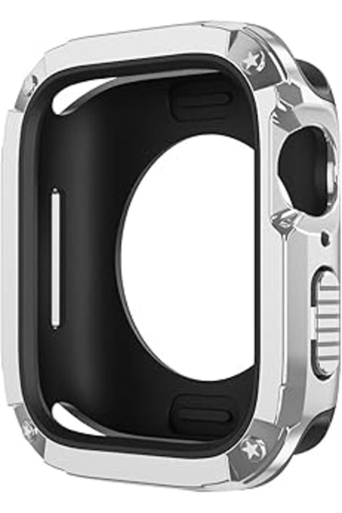 Pazarcan Newpole Apple Watch 9 8 7 Se 6 5 4 Uyumlu Kılıf 360 Tam Kaplayan Kasa Darbeye Dayanıklı 44Mm Ve 45M