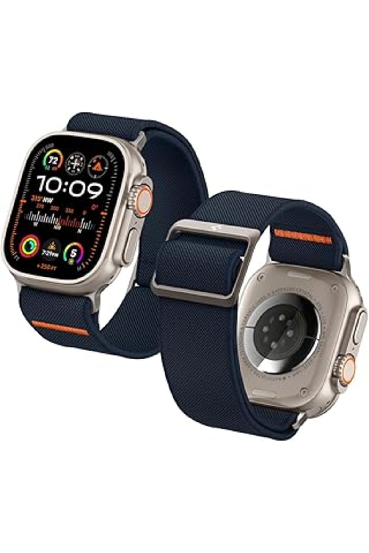 Pazarcan Watch 49Mm Ultra 2/1-46Mm Seri 10-45Mm Seri 9/8/7-44Mm Seri Se2/Se/6/5/4 Kordon Kayış Band Lite Fit
