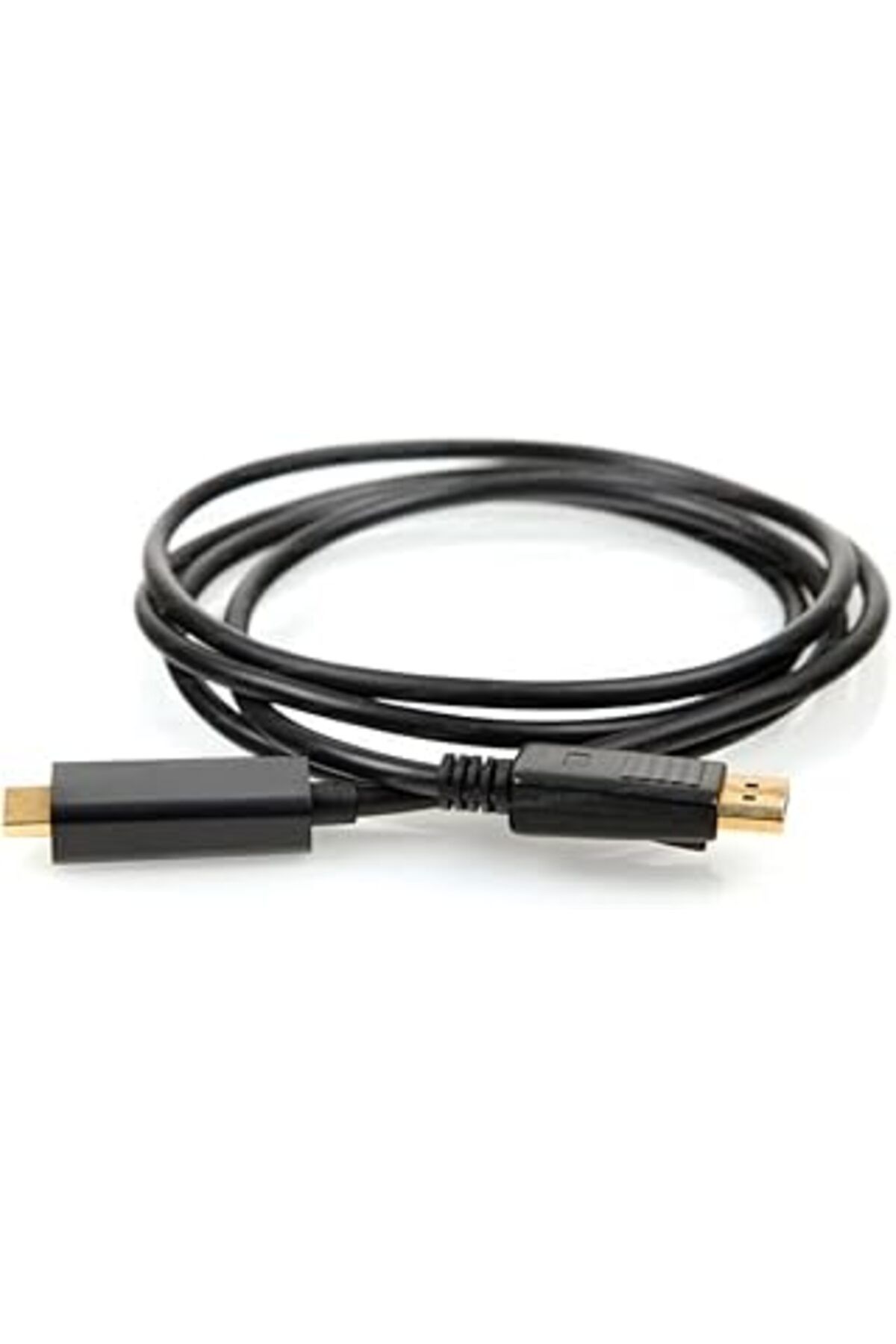 ASİTAN Dark 1.8 Metre 4K Destekli Displayport - Hdmi Kablo (Altın Uçlu 2160P) (Dk-Cb-Dpxhdmil184K)