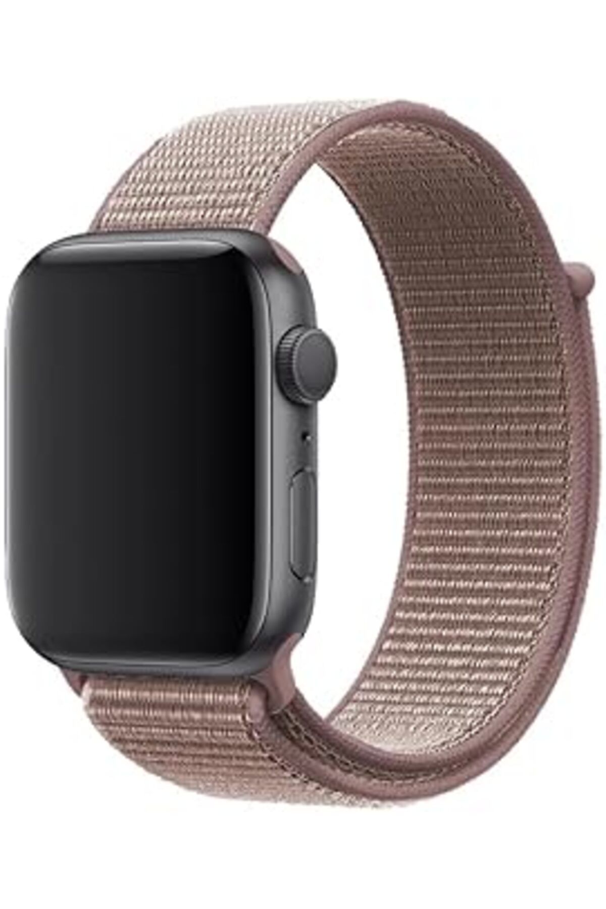 Pazarcan Babilden Apple Watch Ile Uyumlu Kumaş Tasarım Kordon Bileği Rahatsız Etmeyen Ayarlanabilen