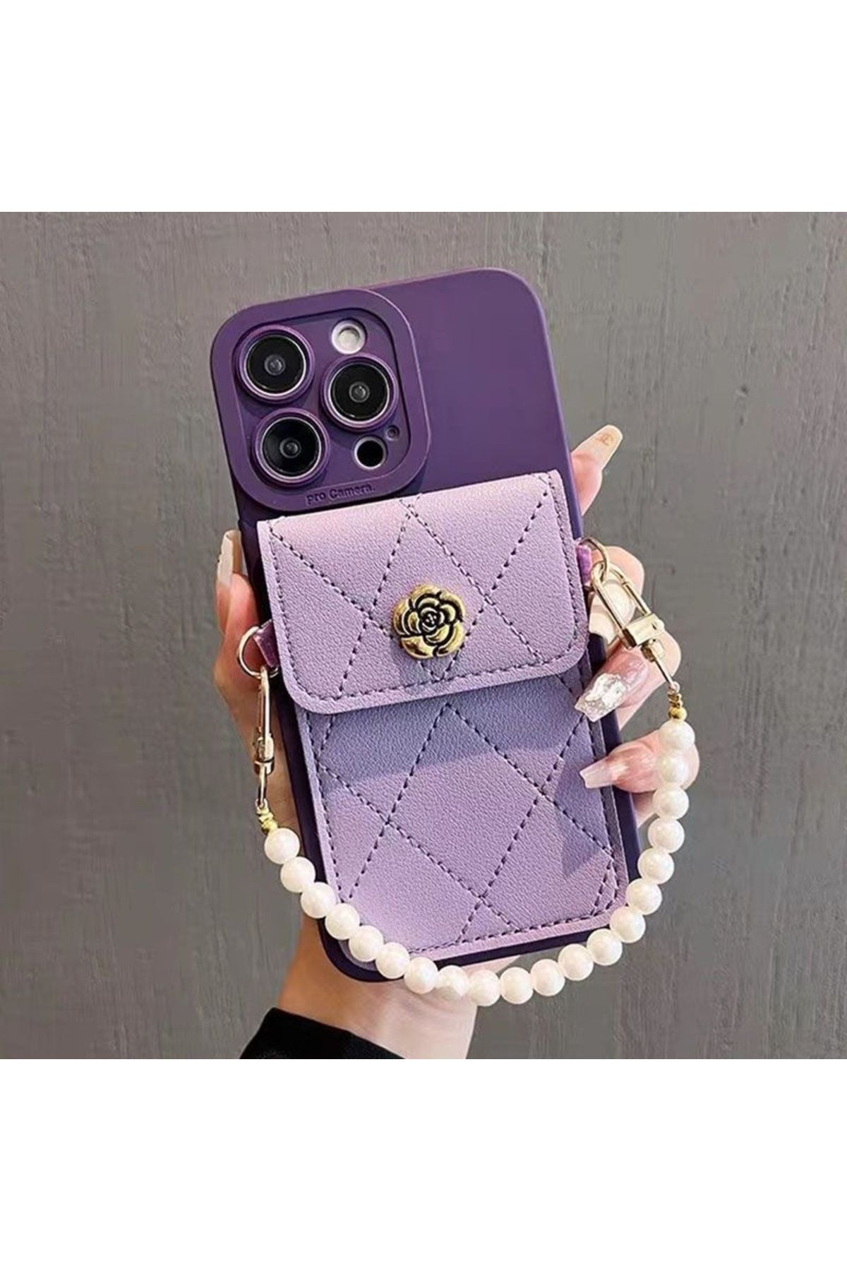 Rosaland0 iPhone 16 pro max omuz askılı telefon kılıfı