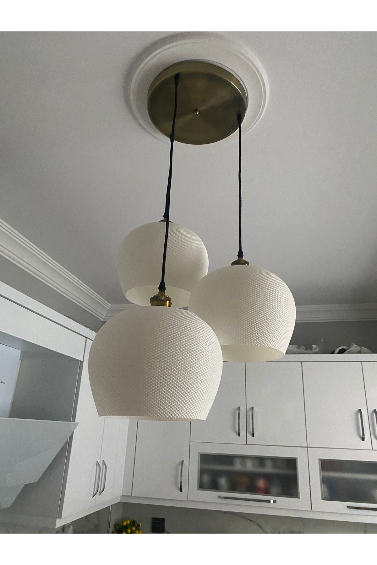 DREAM MODE Modern Tarzda Sarkıt Salon Mutfak Yatak Odası Için 3'lü Bohem Avize (RUSTİK AMPUL HEDİYELİ) Nestvibe