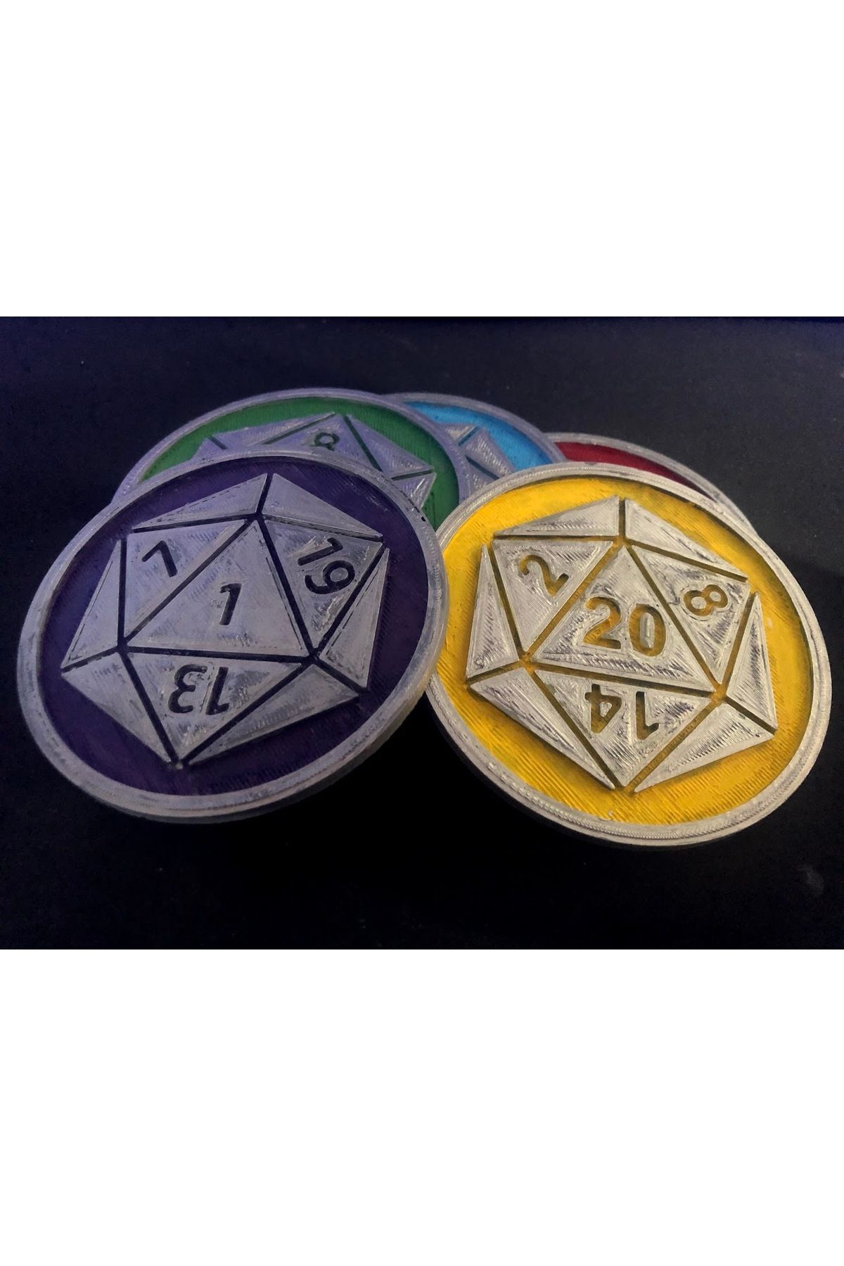 Vision Craft DND D20 Coaster (3 Adet)