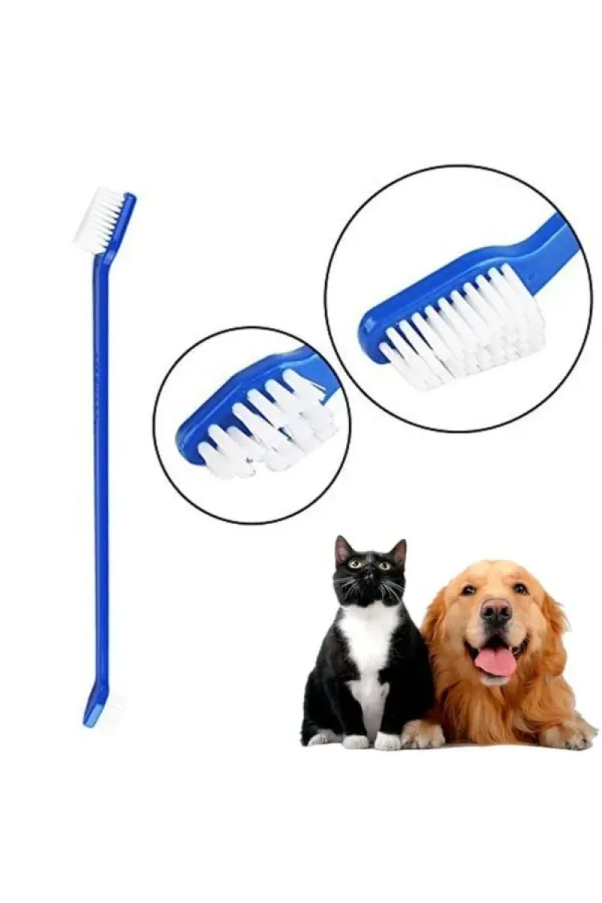 Mersi SHOP Plastik Köpek Diş Fırçası 4 Adet