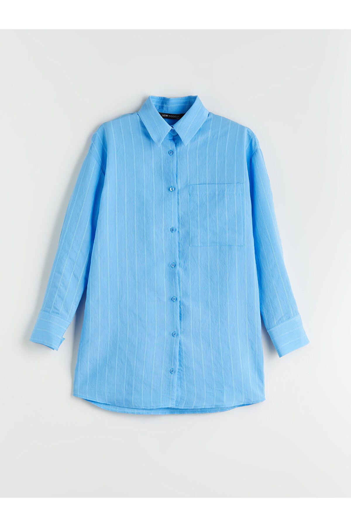 LC Waikiki Dokulu Oversize Kadın Gömlek Tunik