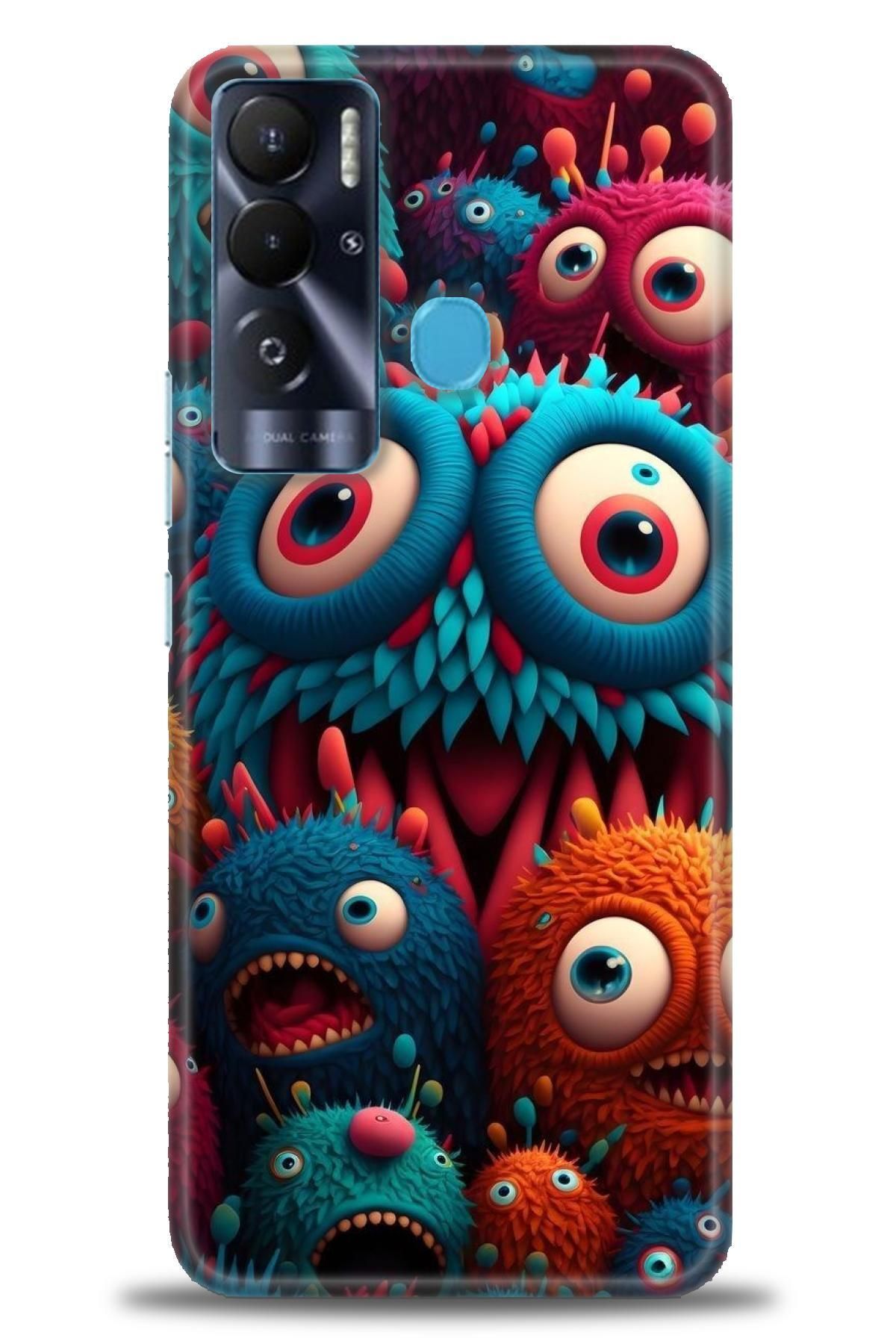 TECNO Pova Neo İle Uyumlu HD Baskılı Kılıf - Karışık Seri - 90