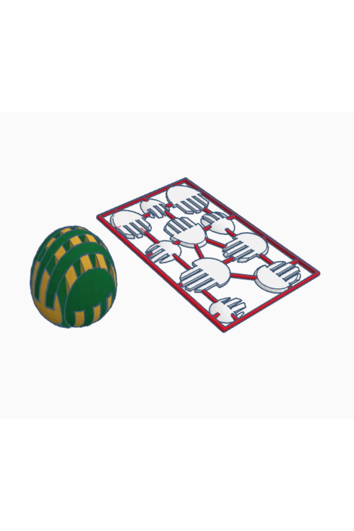 Vision Craft Paskalya Yumurtası Bulma Kart Kartı