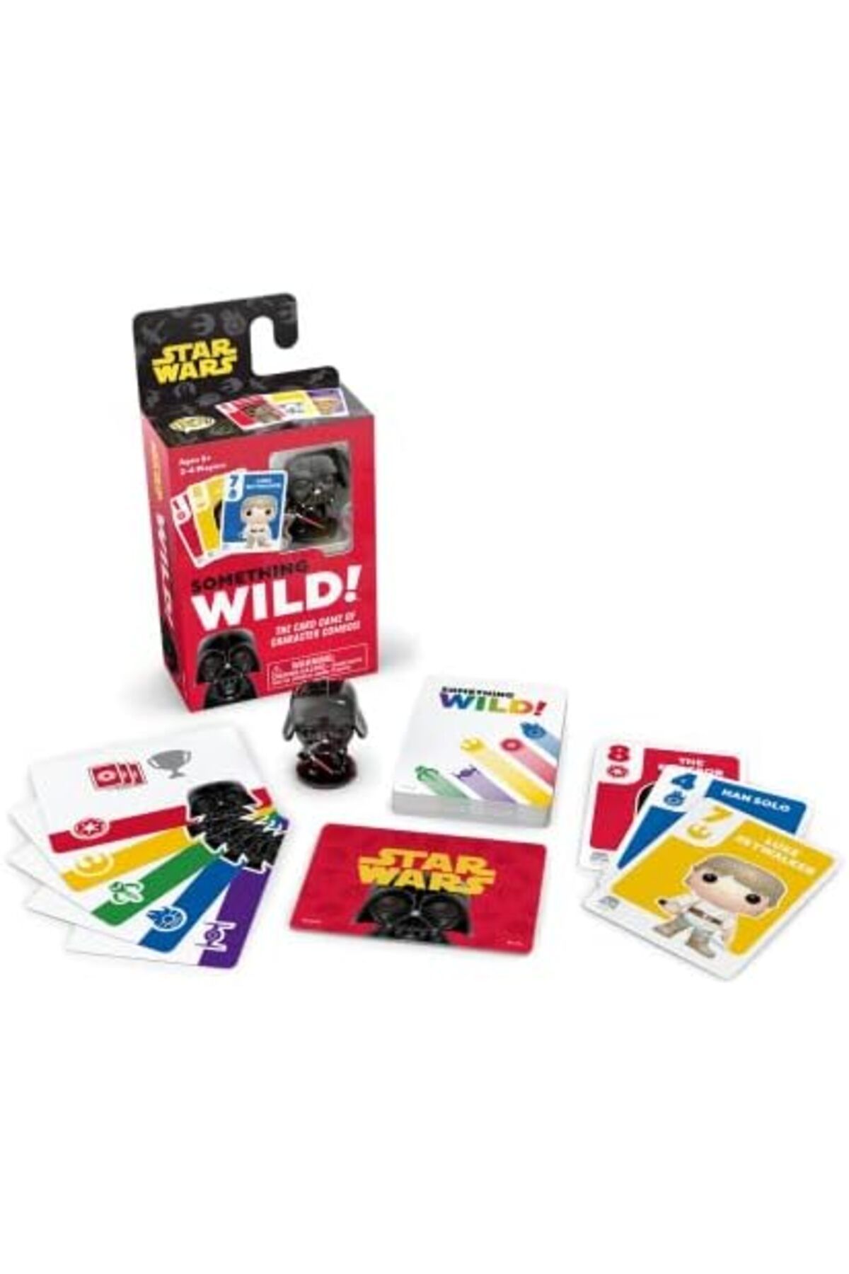 Funko-Something Wild Family Card Game, Includes Mini POP - Star Wars Darth Vader 4