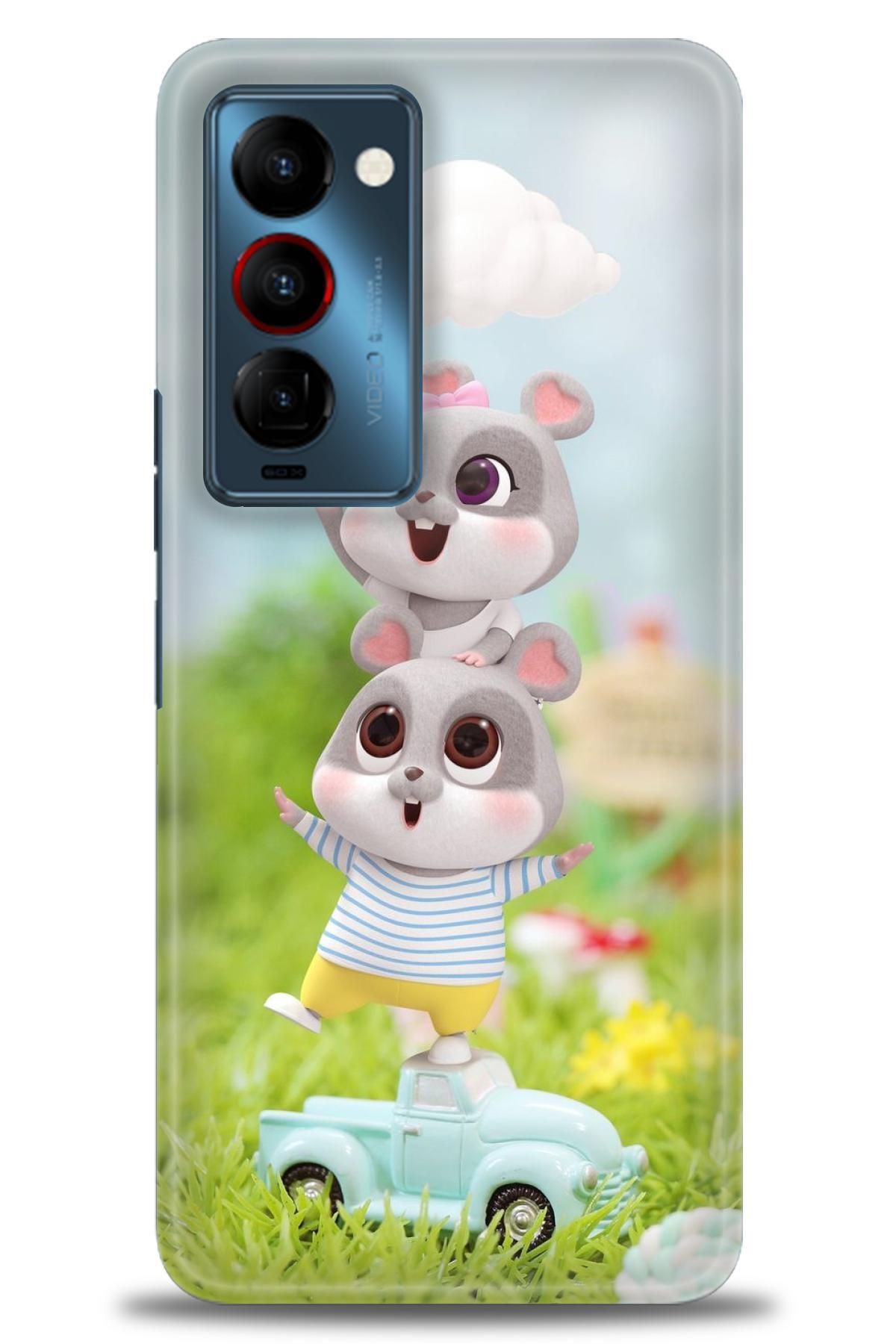 TECNO Camon 18 Premier (CH9n) Premier İle Uyumlu HD Baskılı Kılıf - Karışık Seri - 590