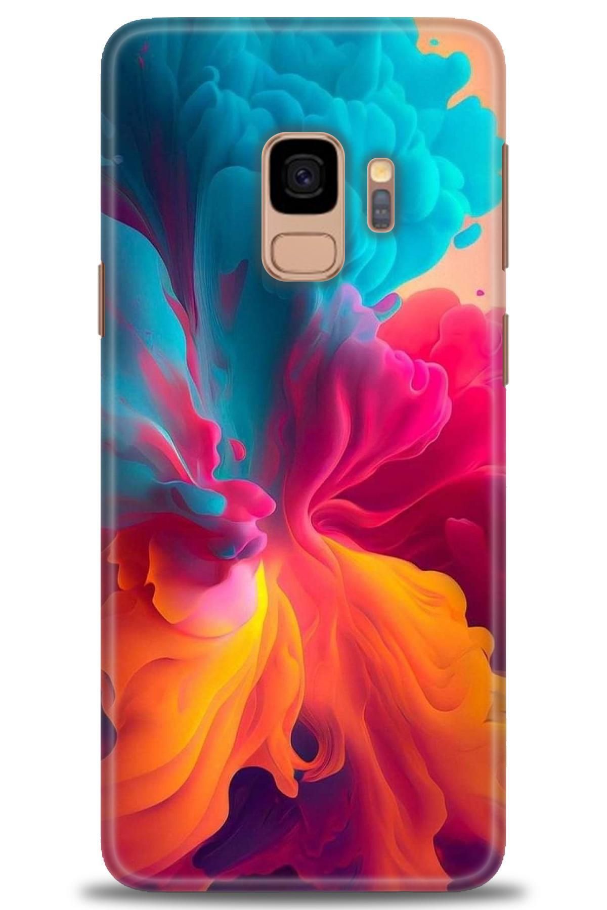 CooperTech Samsung Galaxy S9 İle Uyumlu HD Baskılı Desenli Silikon Kılıf - 551