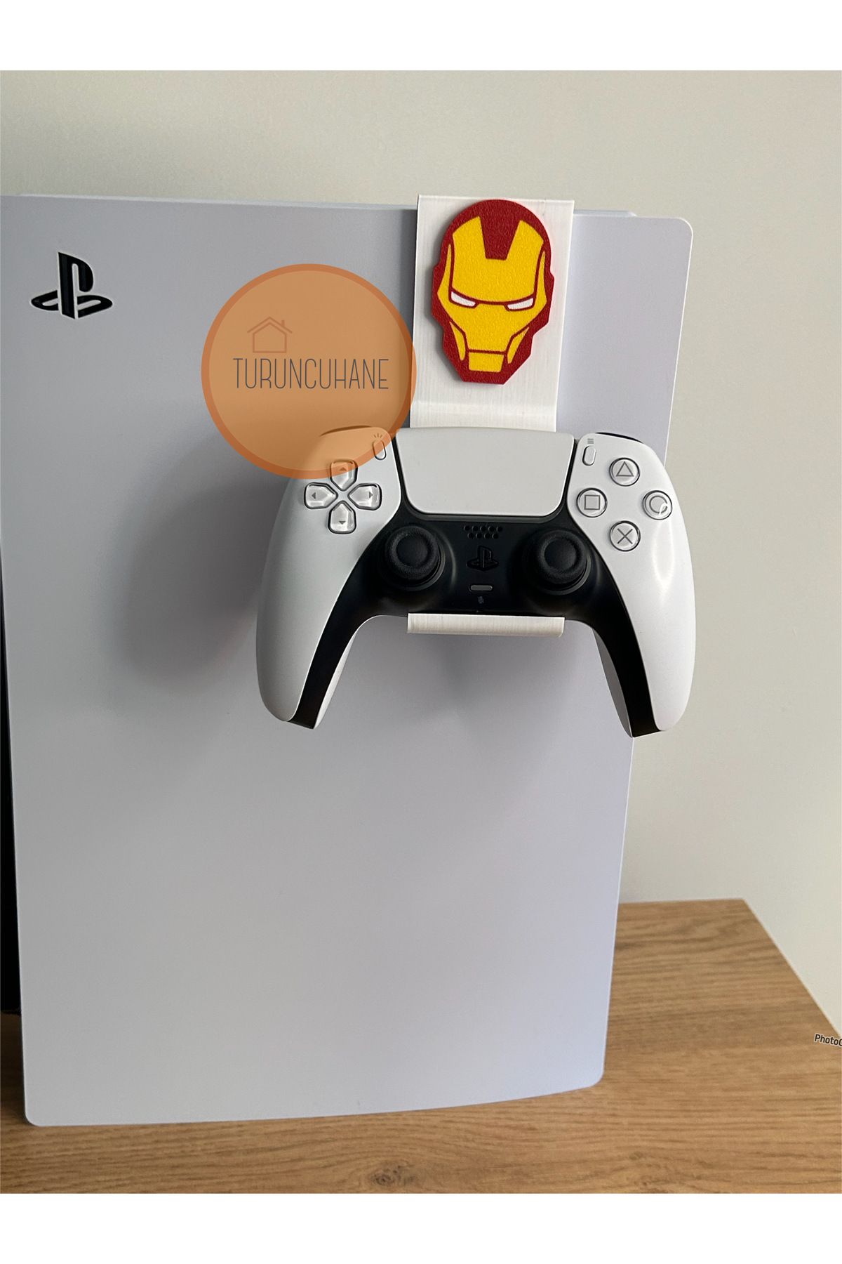 TURUNCUHANE İron Man Kol Stand Askısı Kol Standı Ps5 Dualsense Ps4 Dualshock Xbox Gamer Aksesurarı