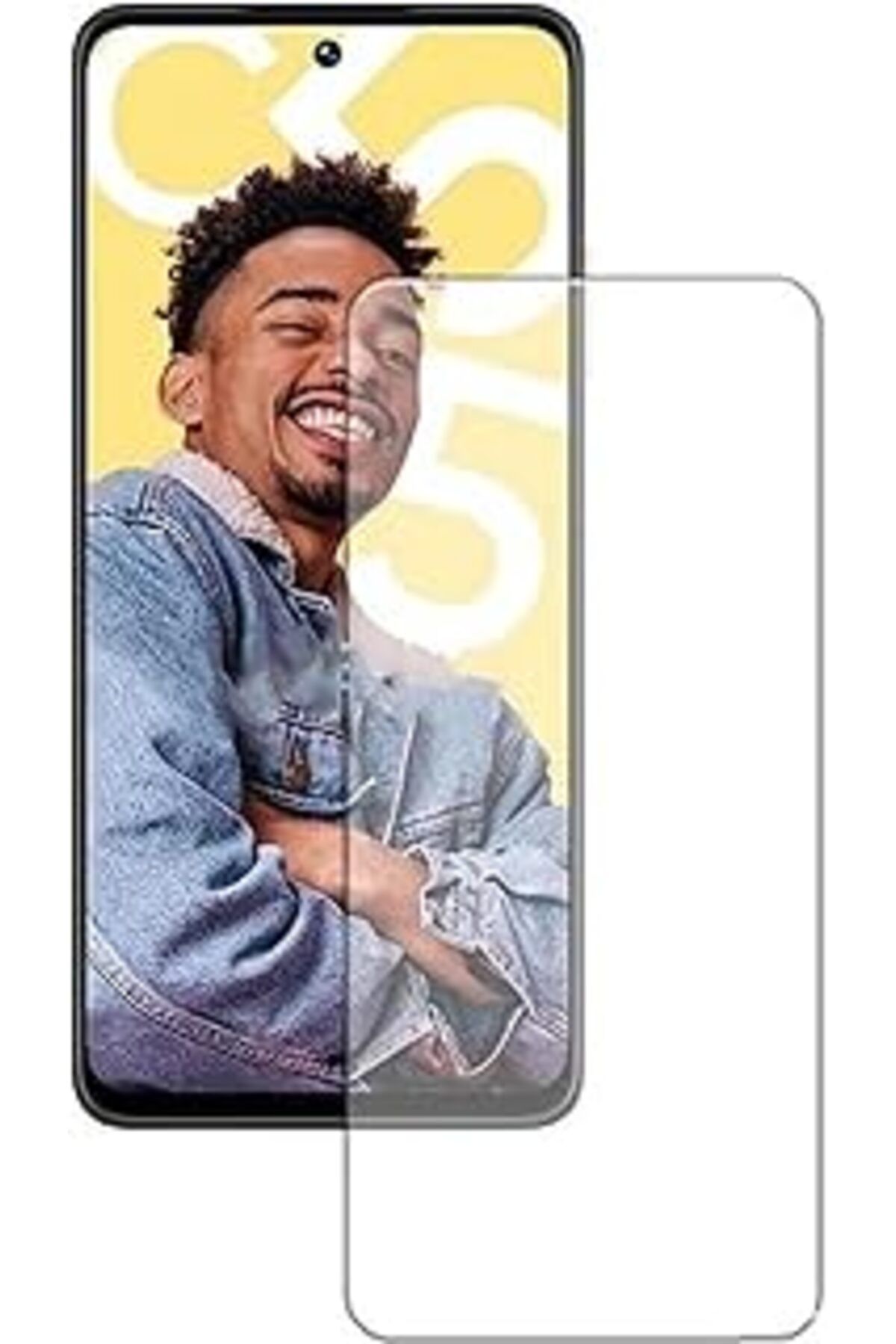 Qedii Power Es Realme C55 Ekran Koruyucu, Realme C55 Modellerine Uyumlu Temperli Ekran Koruyucu Cam Hd Ka