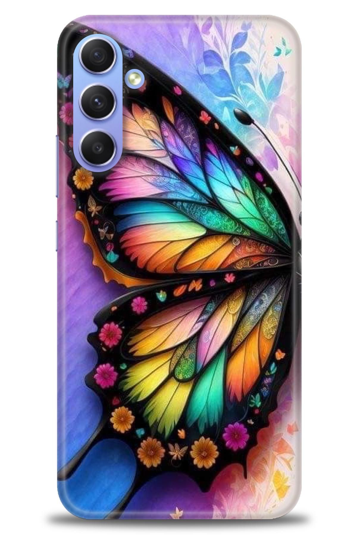 CooperTech Samsung Galaxy A24 İle Uyumlu HD Baskılı Desenli Silikon Kılıf - 182