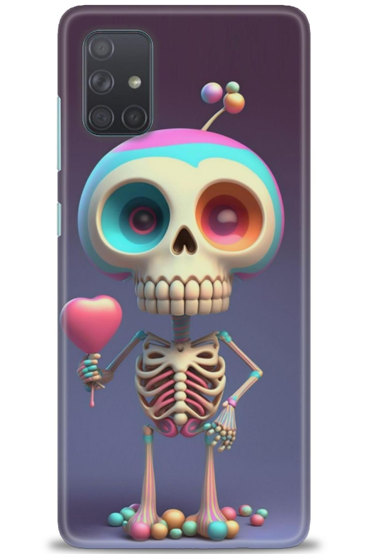 CooperTech Samsung Galaxy A51 İle Uyumlu HD Baskılı Desenli Silikon Kılıf - 795