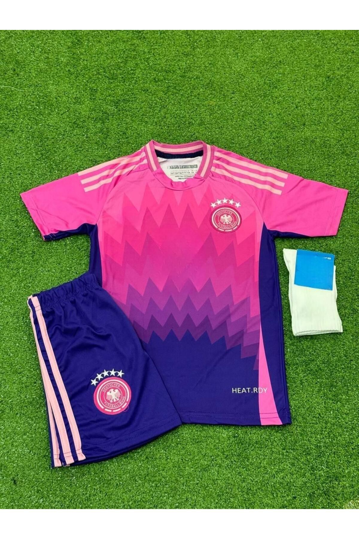 FAMİLYSTAN ALMANYA MİLLİ TAKIM İSİMSİZ PEMBE ÇOCUK FORMASI 4 LÜ SET