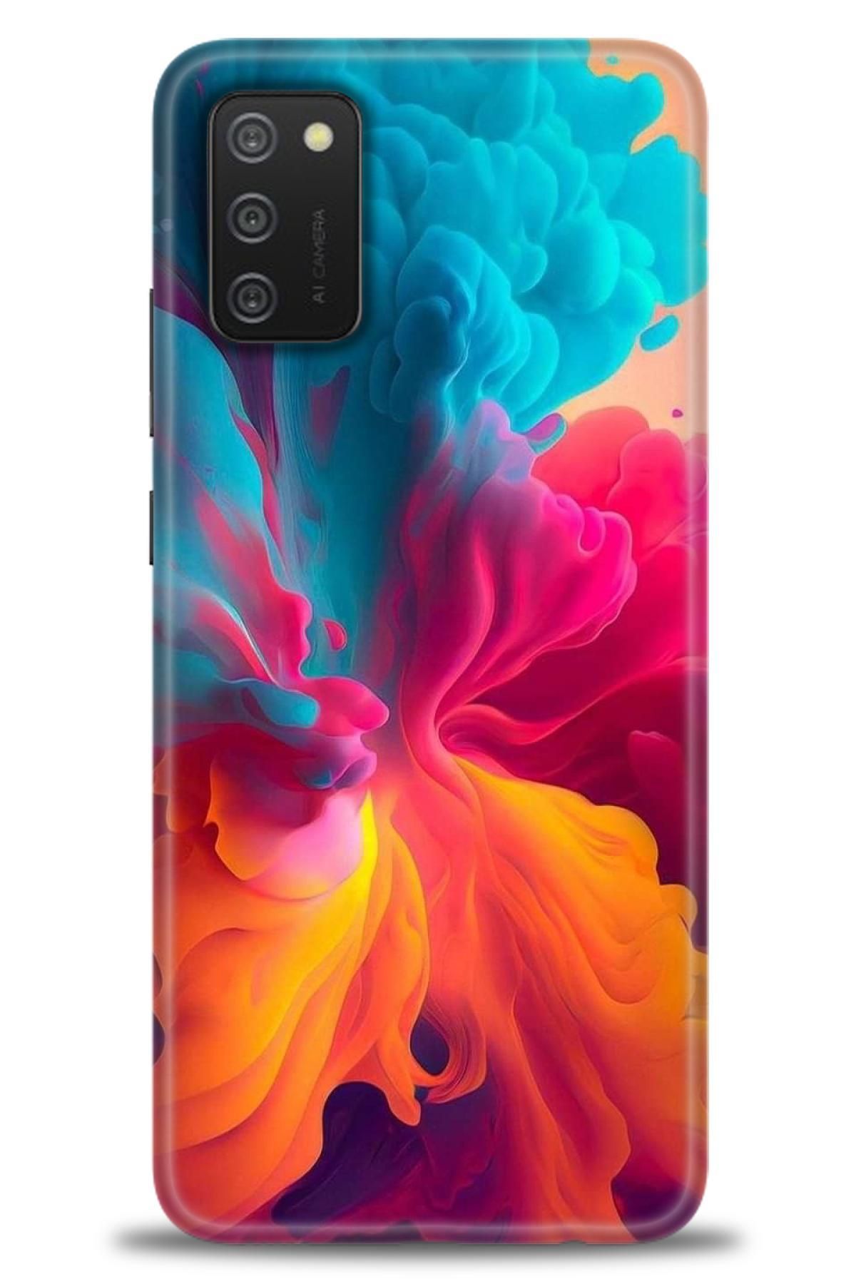 CooperTech Samsung Galaxy A03S İle Uyumlu HD Baskılı Desenli Silikon Kılıf - 551