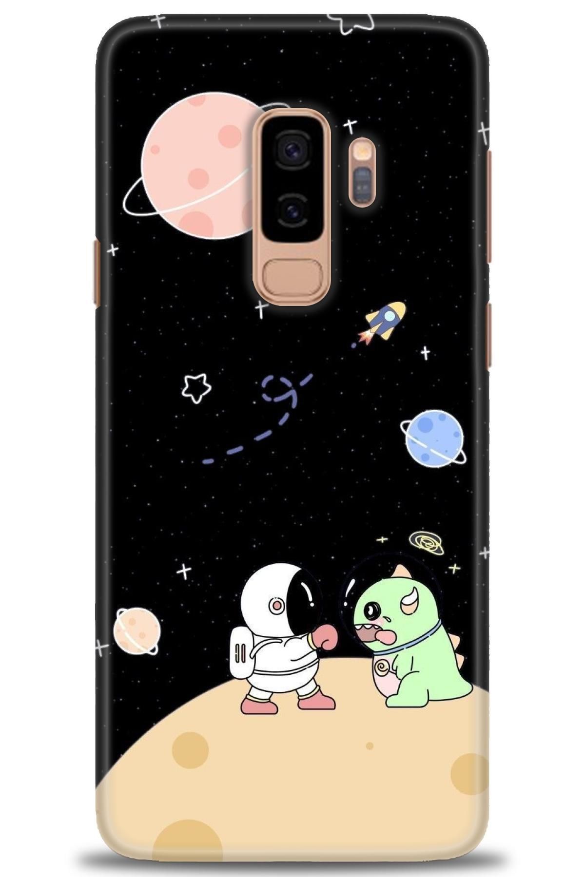 CooperTech Samsung Galaxy S9 Plus İle Uyumlu HD Baskılı Desenli Silikon Kılıf - 380
