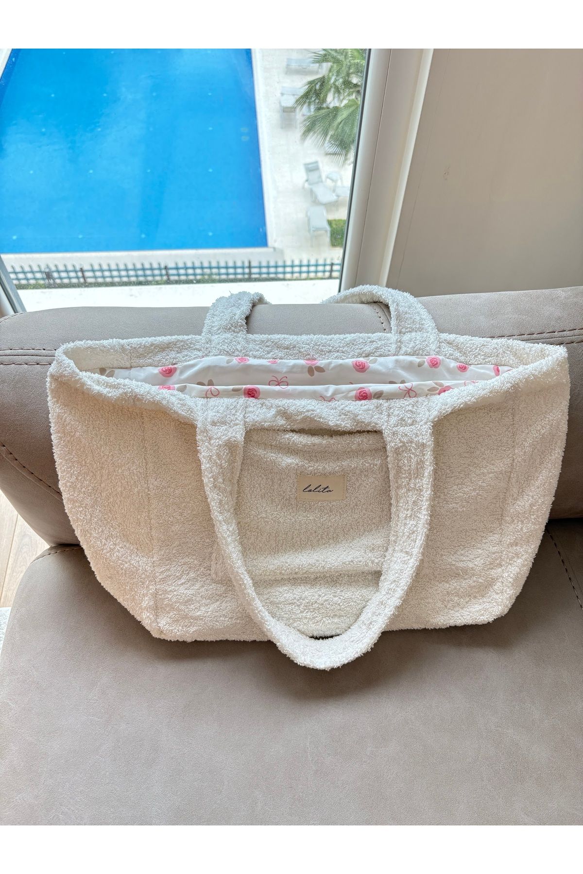 fluffy Lolita Havlu Plaj Çantası